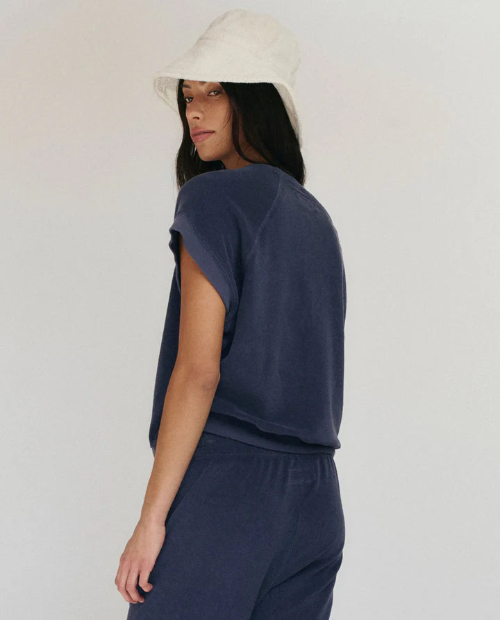 The Micro Terry Wedge Sweatshirt