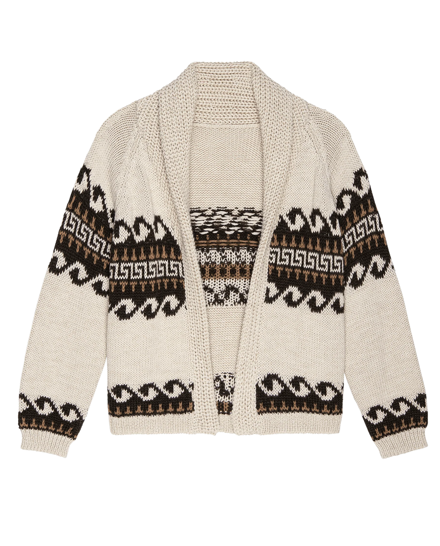 The Greek Key Lodge Cardigan