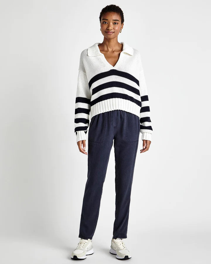 Parker Polo Stripe Sweater