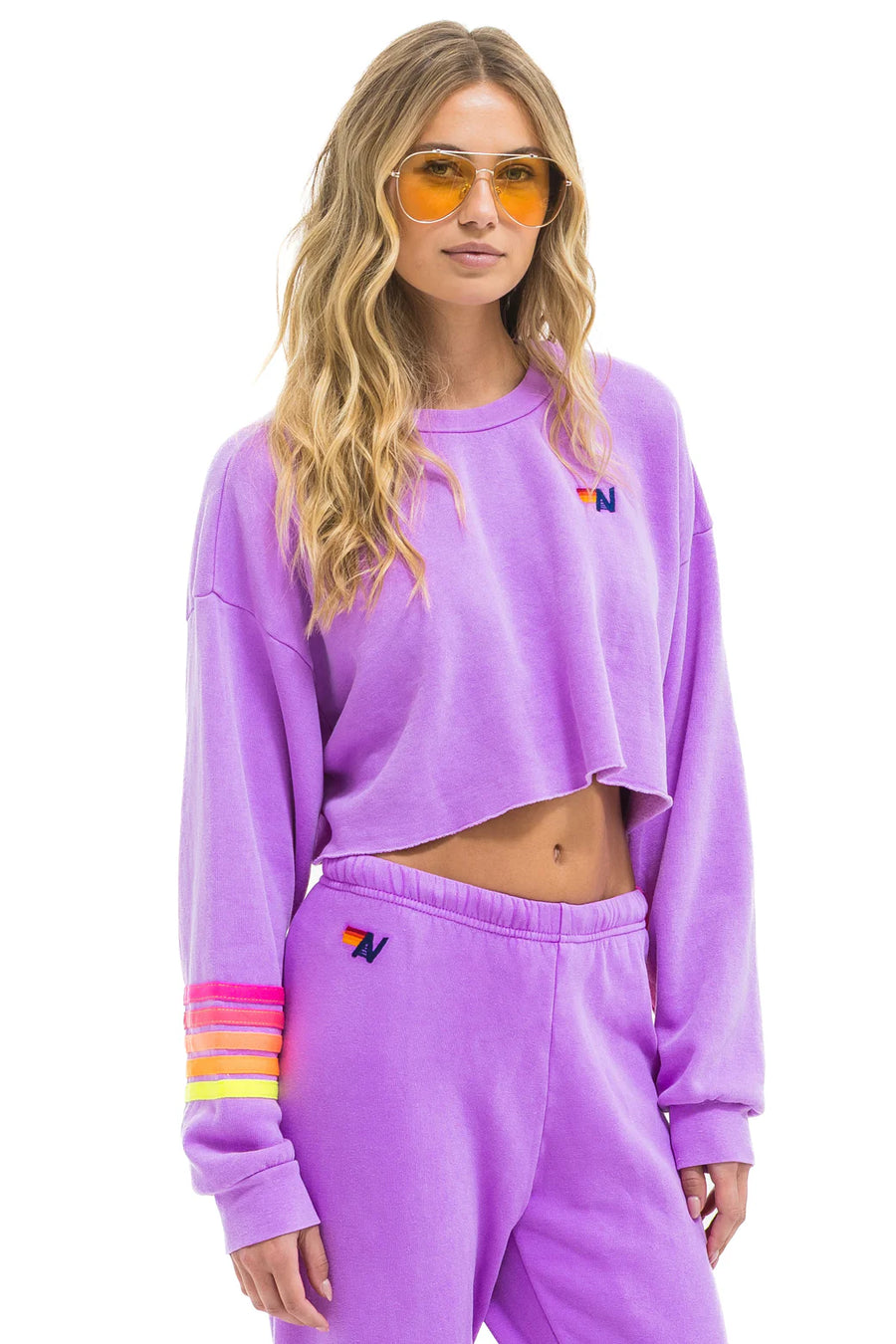 Rugby 2 Stitch Crew Sweatshirt Relaxed