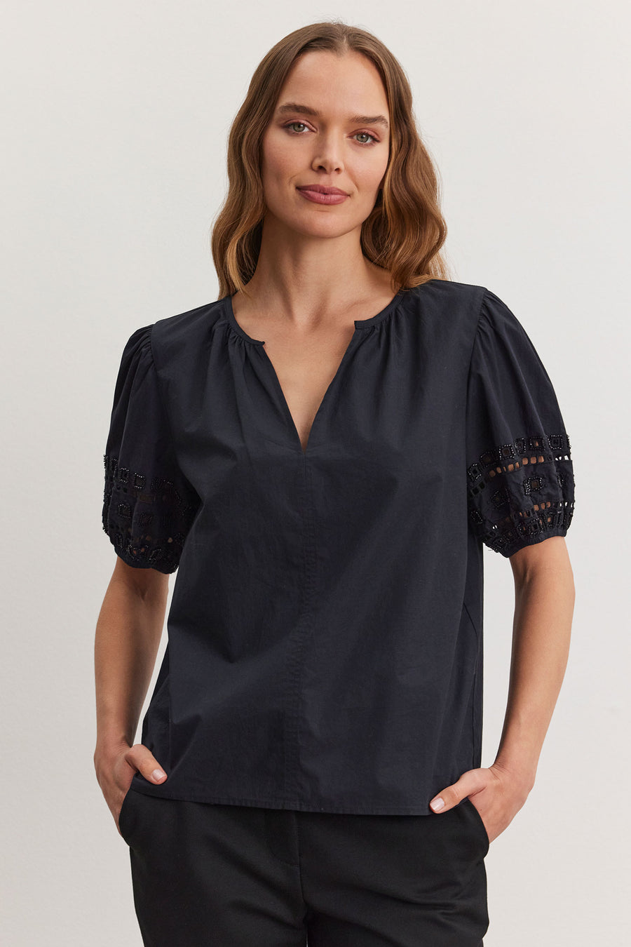 Martha Beaded Top