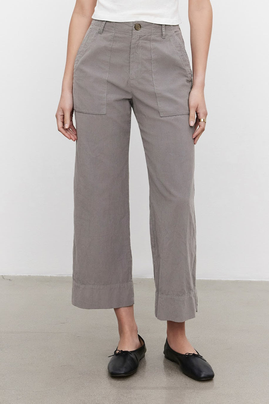 Vera Corduroy Cropped Pant