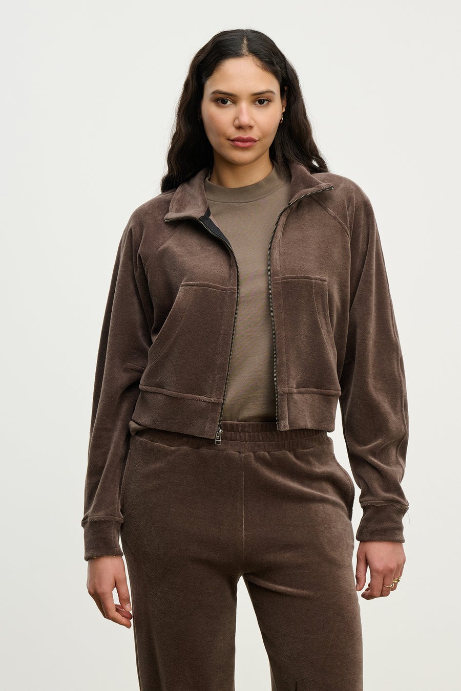 Claire Velour Jacket