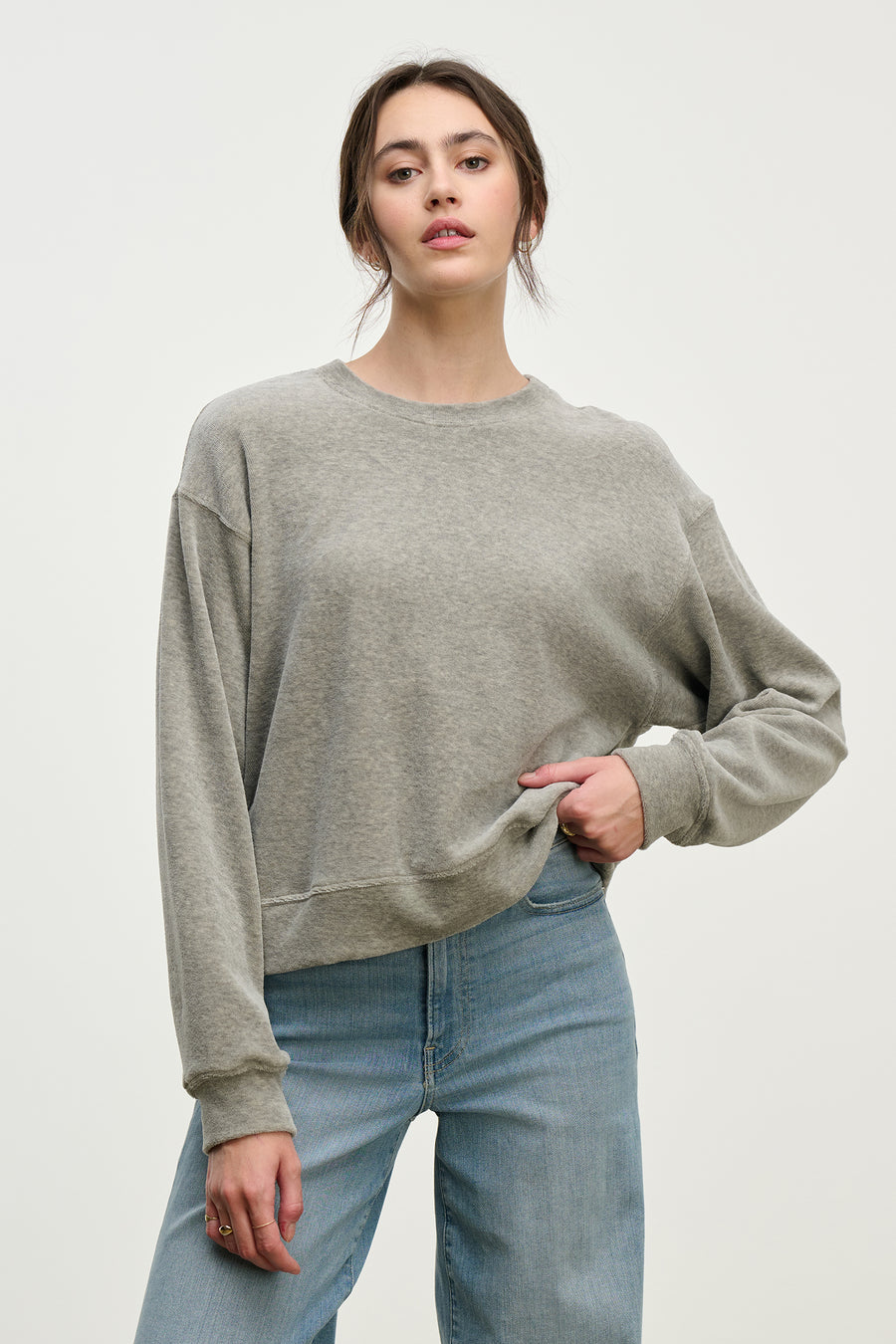 Halima Velour Top