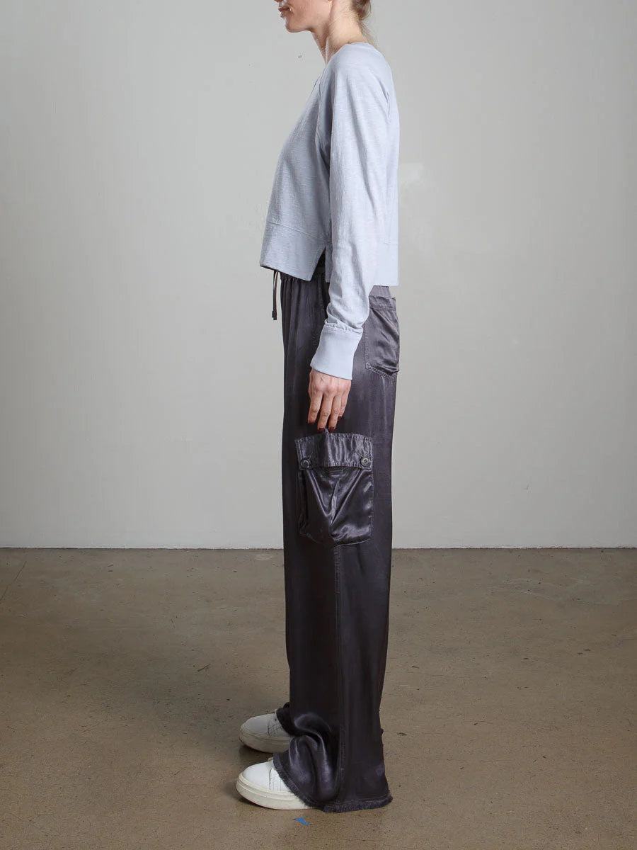 Mason Satin Cargo Pant