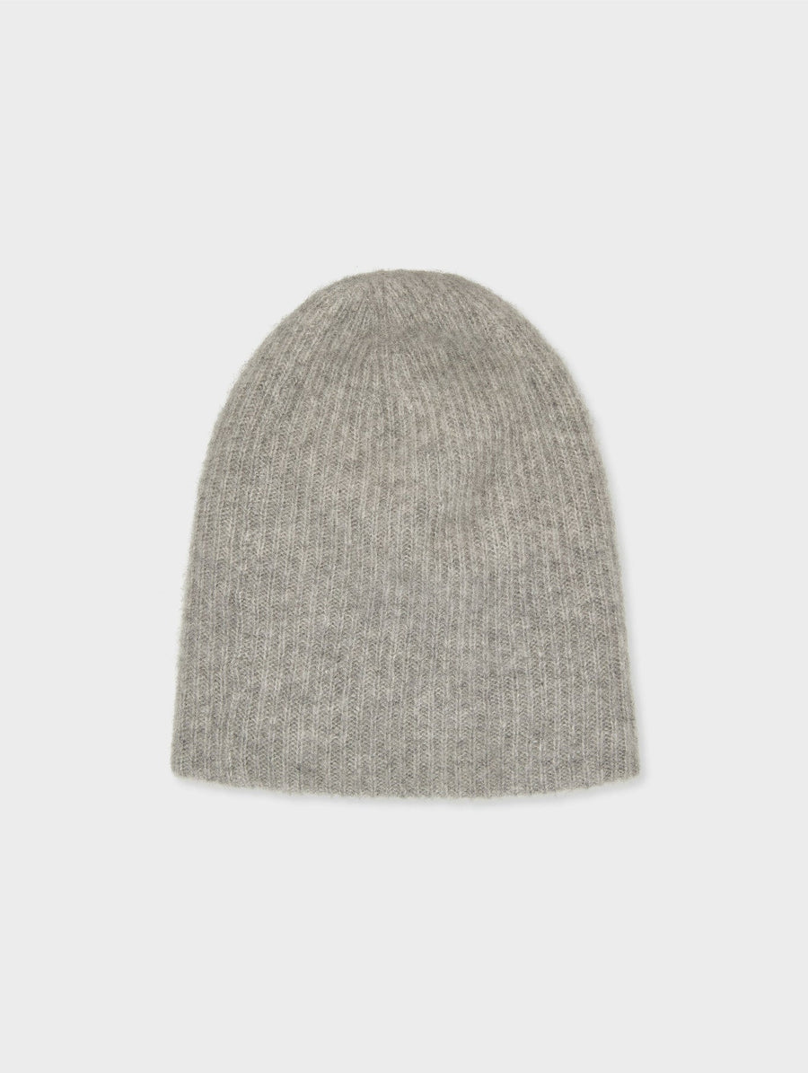 Cashmere Plush Rib Beanie