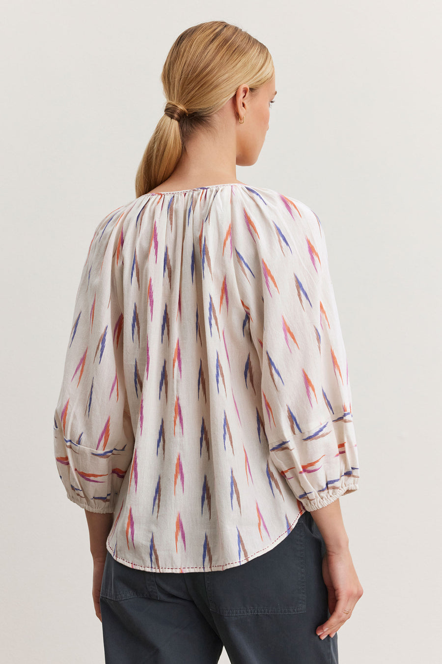 Skye Ikat Weave Top