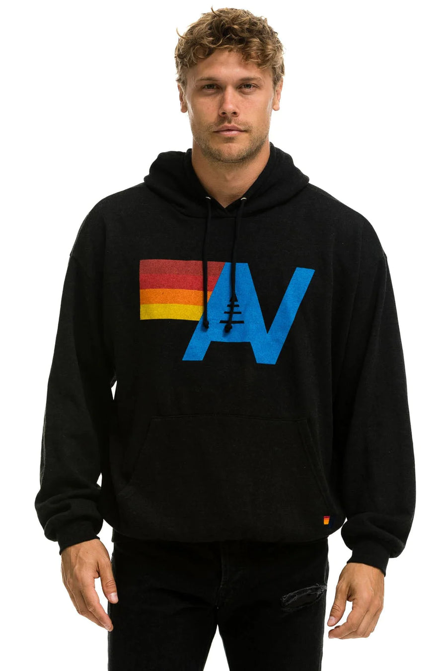 AV Logo Pullover Hoodie Relaxed