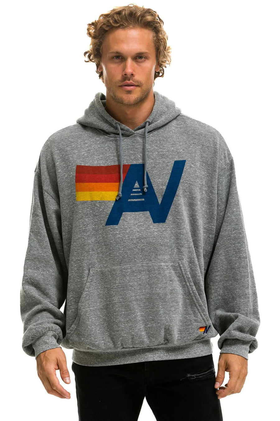 AV Logo Pullover Hoodie Relaxed