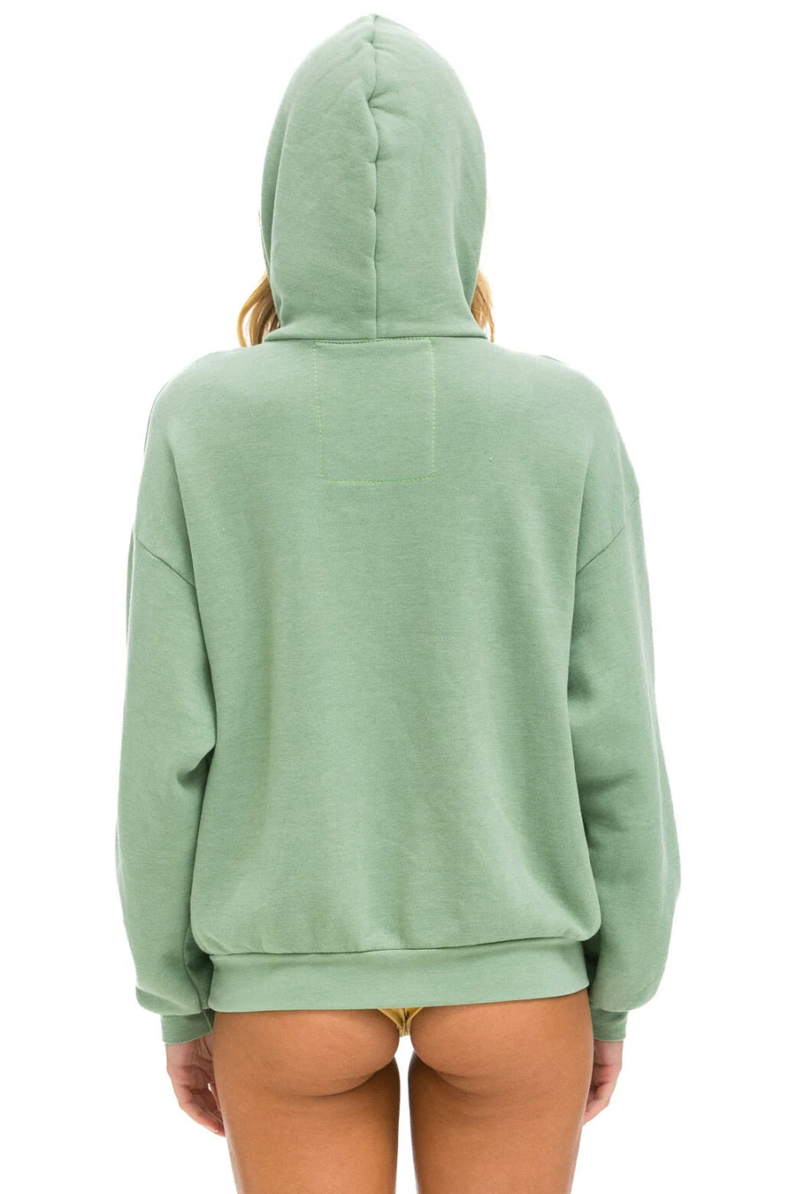 Logo Stitch Pullover Hoodie Relaxed