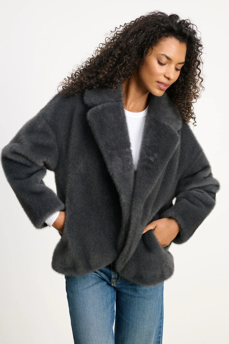 Carolyn Lux Fur Jacket