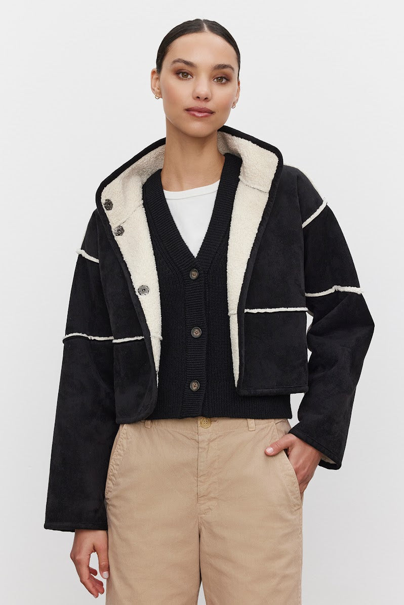 Kelly Reversible Sherpa Jacket