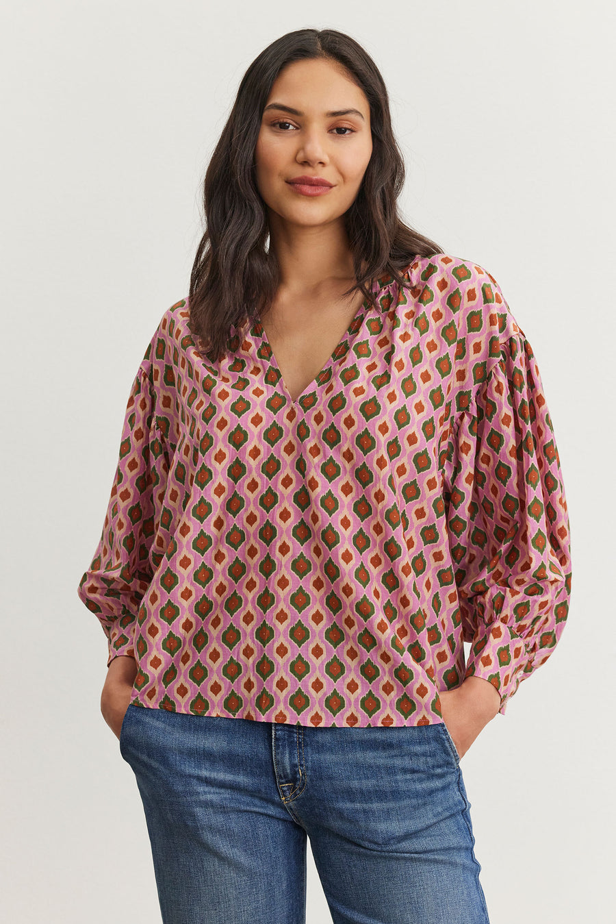 Keren Morocco Print Top