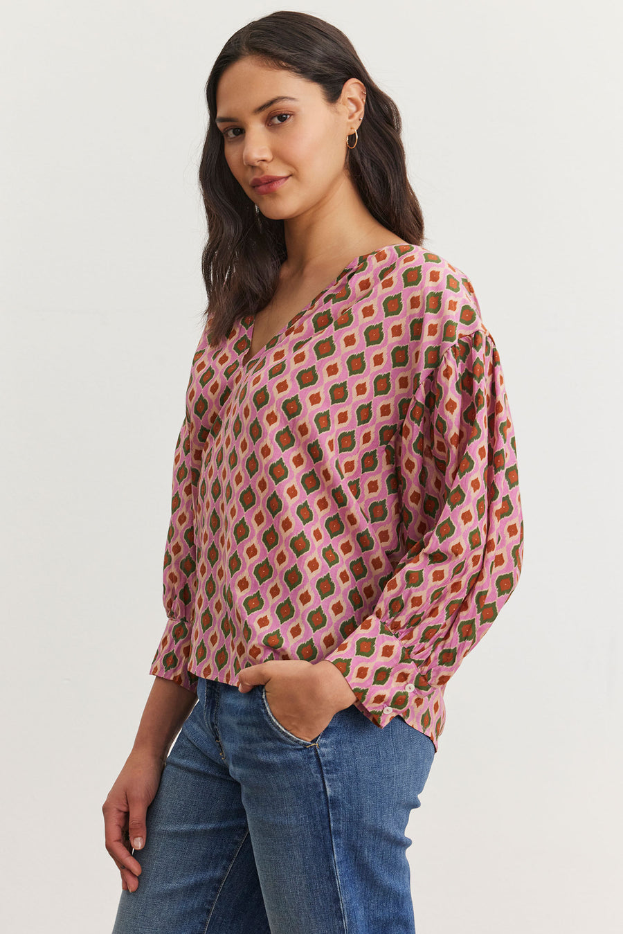 Keren Morocco Print Top