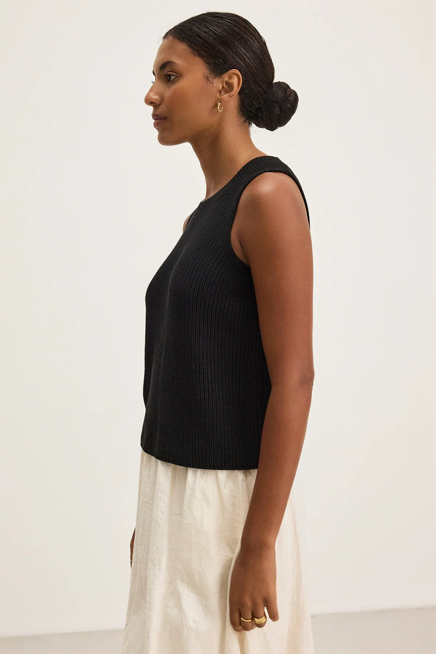 Muna Textured Cotton Sweater