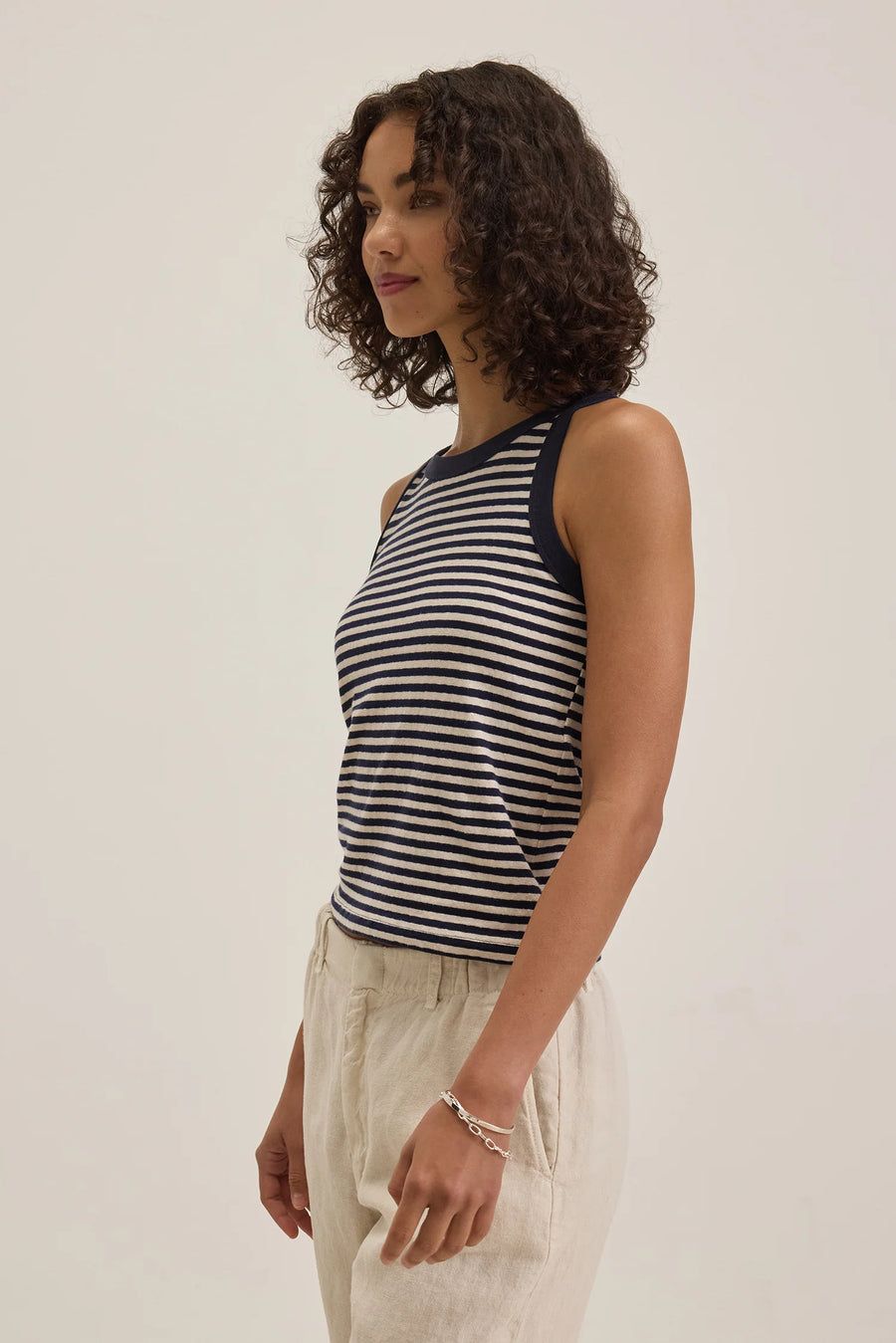 Lua Yarn Dye Jersey Stripe Tank