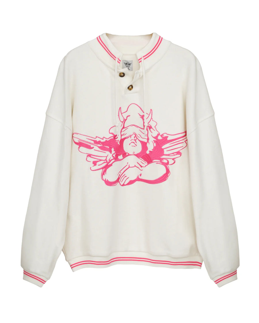 Cherub University Henley Crewneck