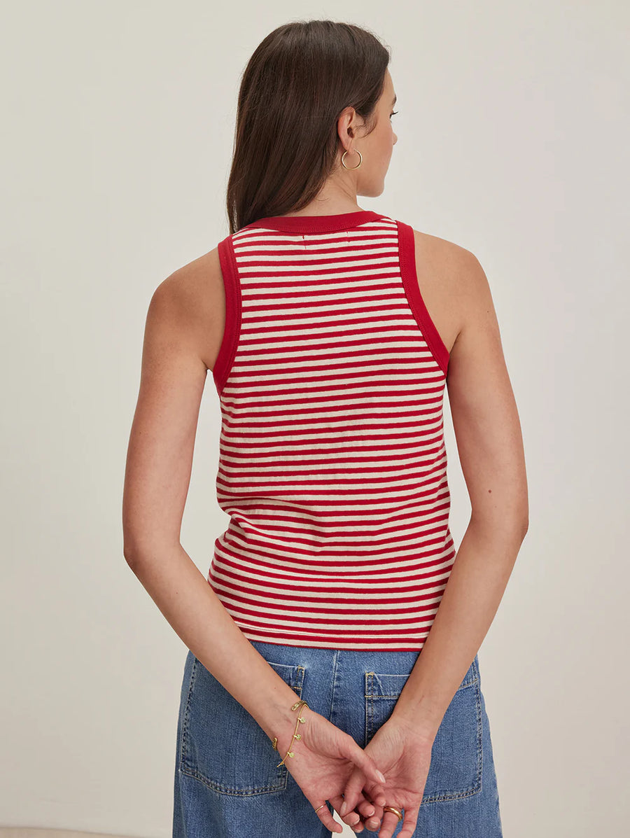 Lua Yarn Dye Jersey Stripe Tank