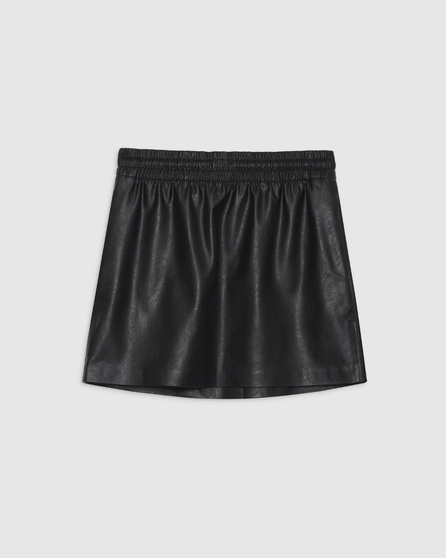 Soto Vegan Leather Skirt