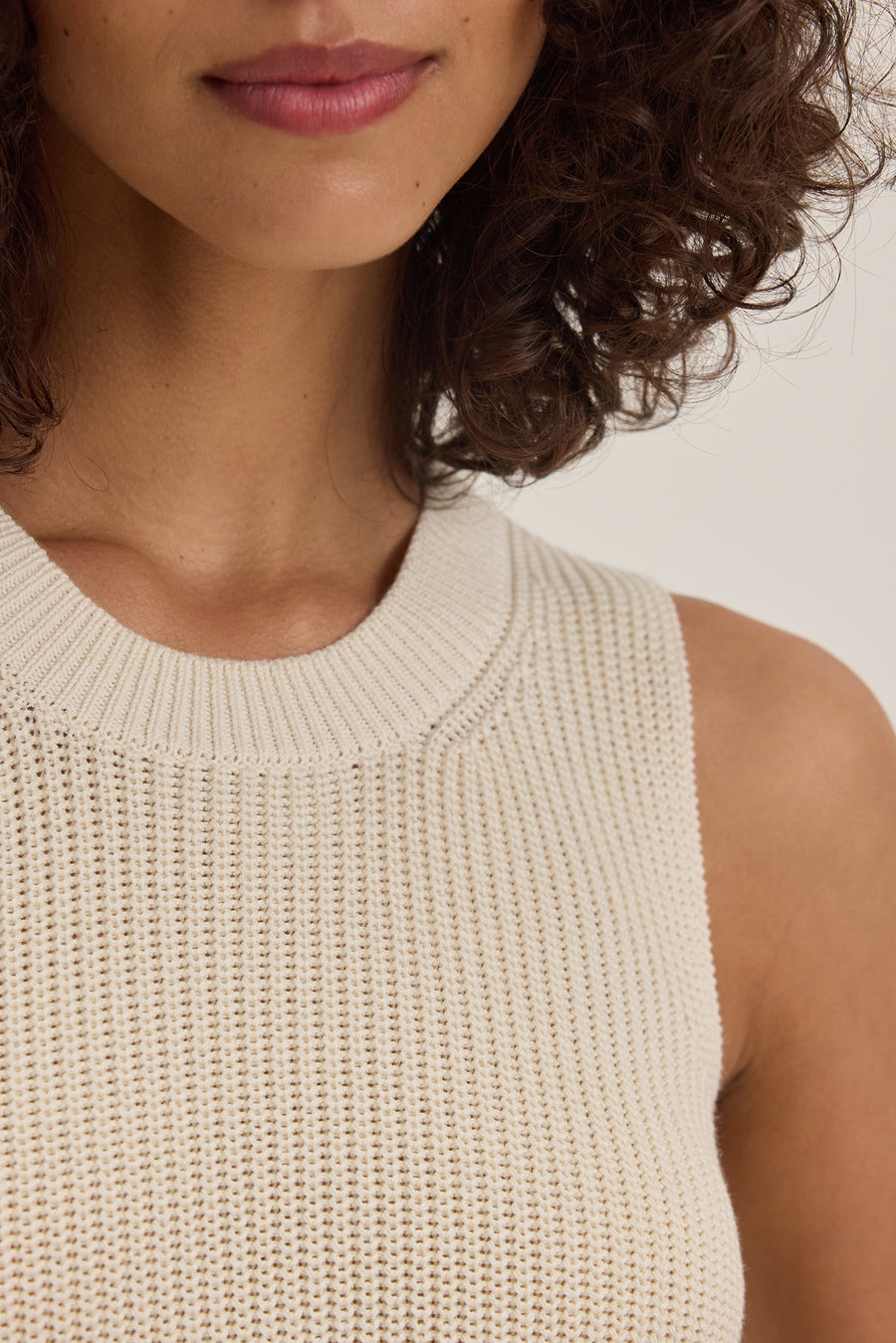 Muna Textured Cotton Sweater