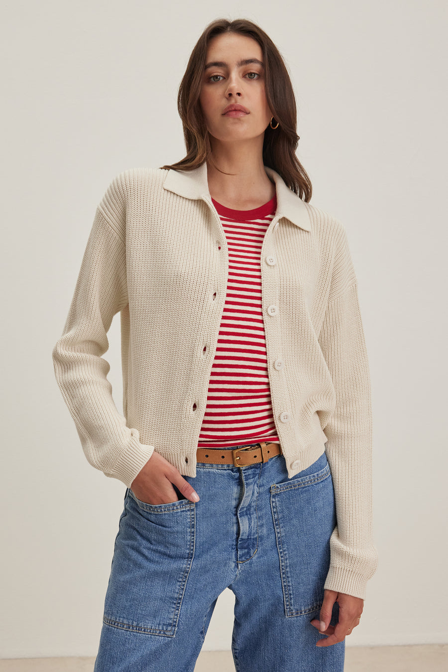 Taj Textured Cotton Sweater