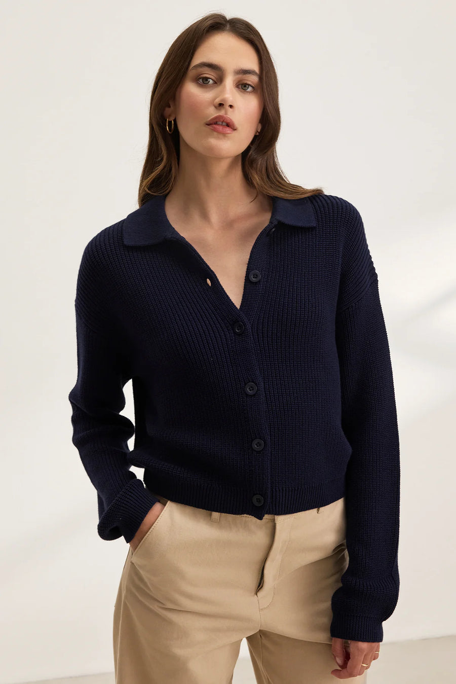 Taj Textured Cotton Sweater