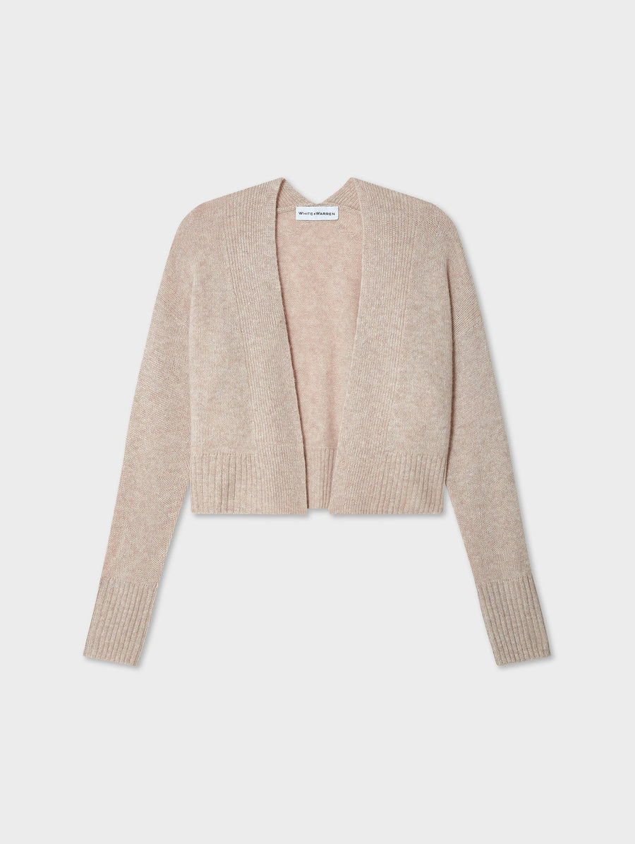 Cashmere Featherweight Open Cardigan