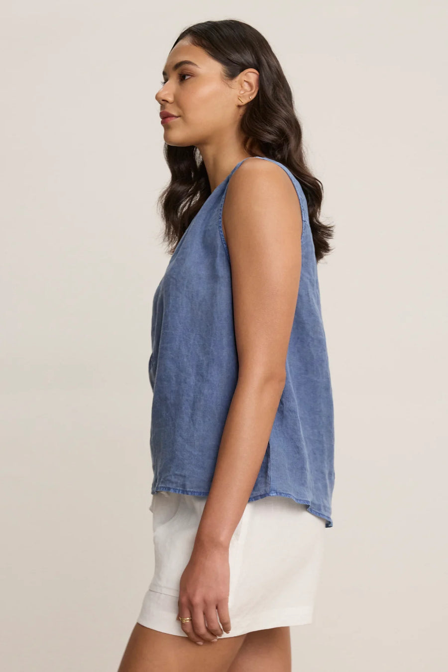 Tacy Linen Top
