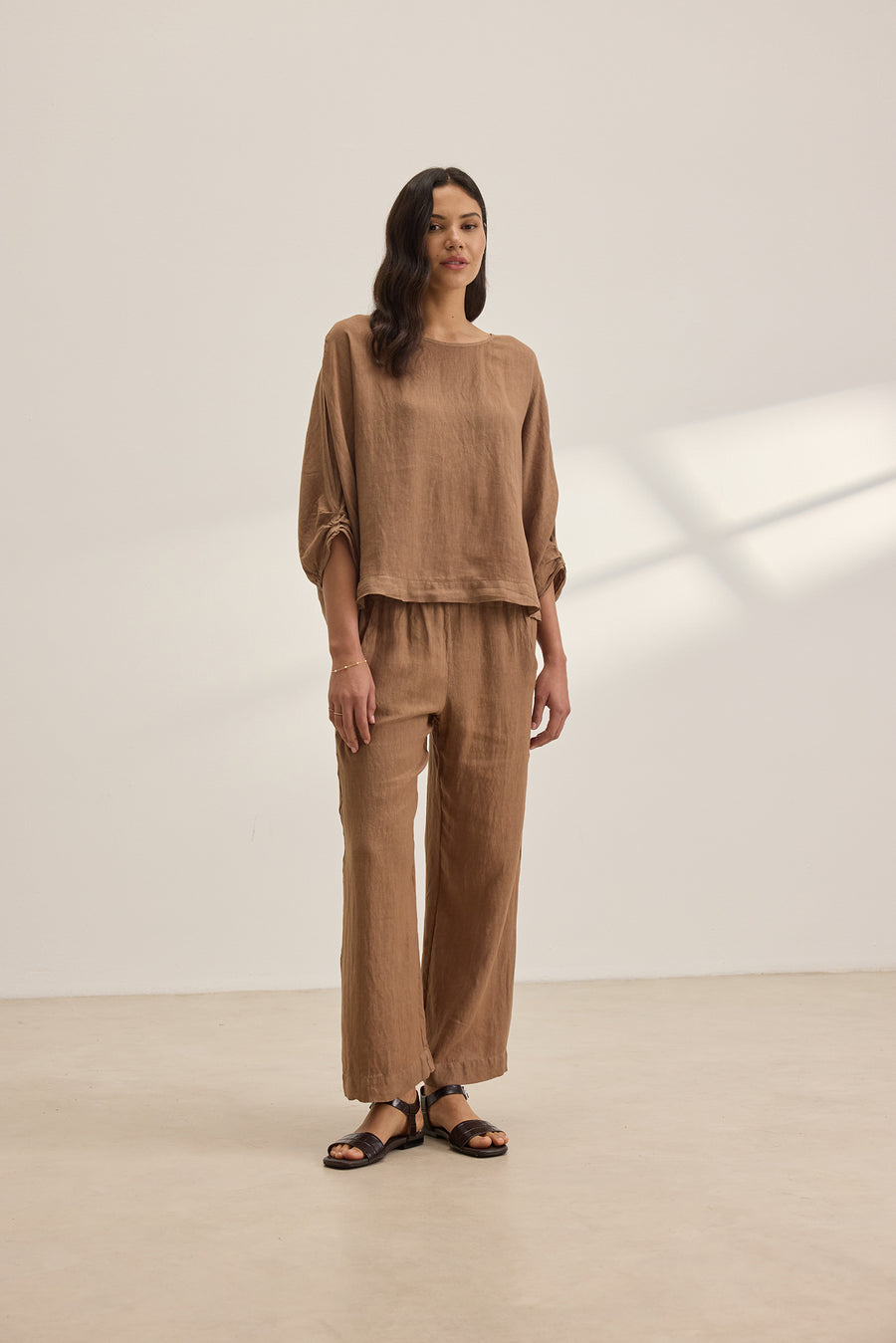 Lola Woven Linen Pant