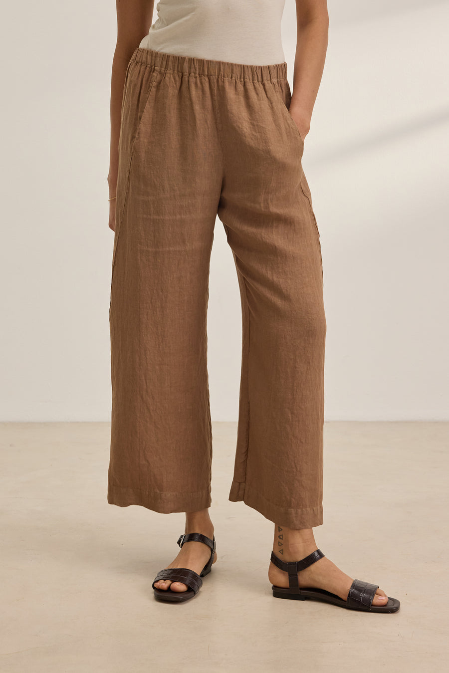 Lola Woven Linen Pant