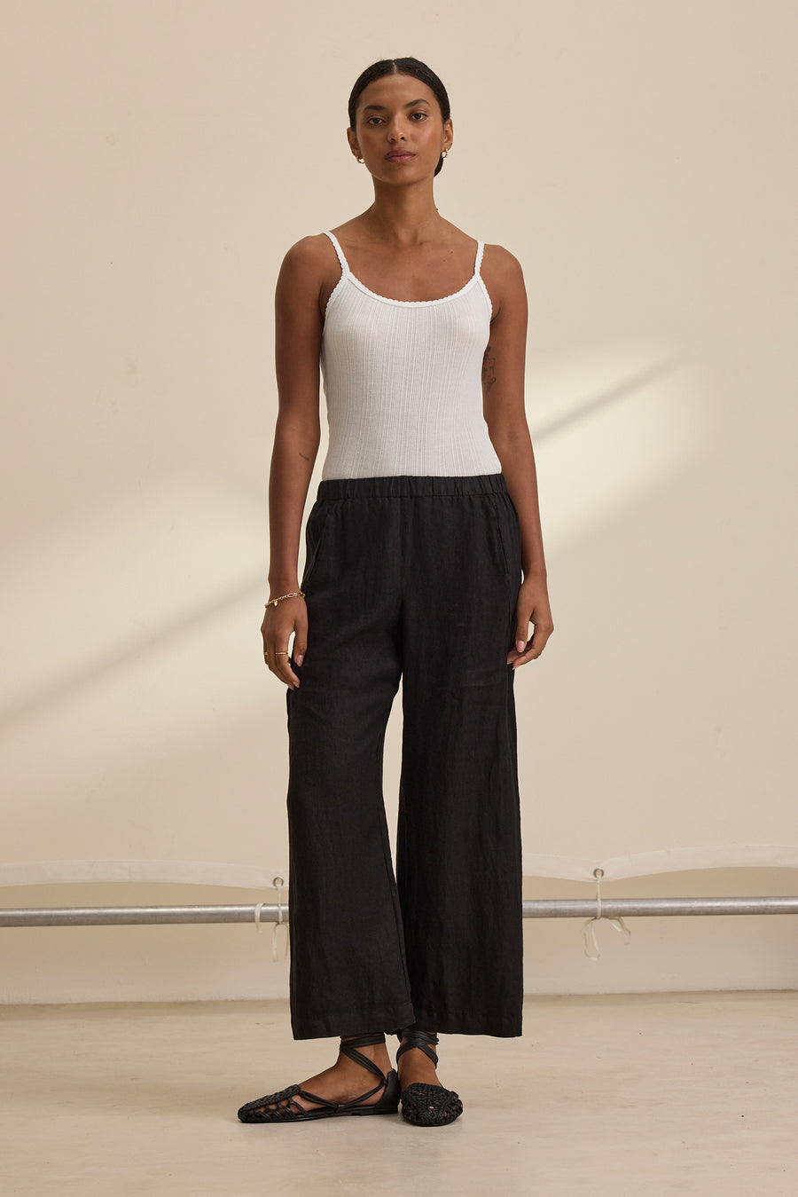 Lola Woven Linen Pant