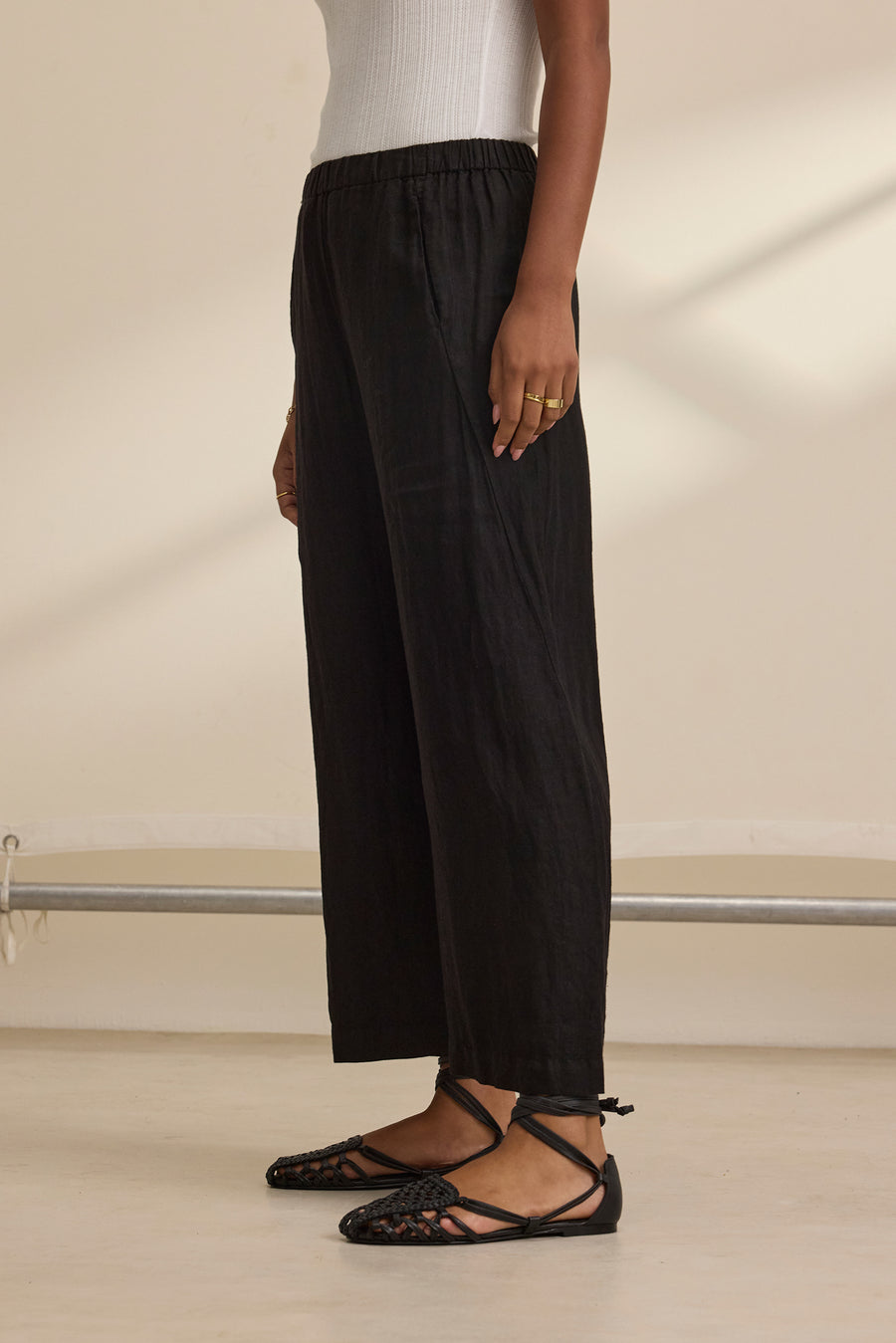 Lola Woven Linen Pant