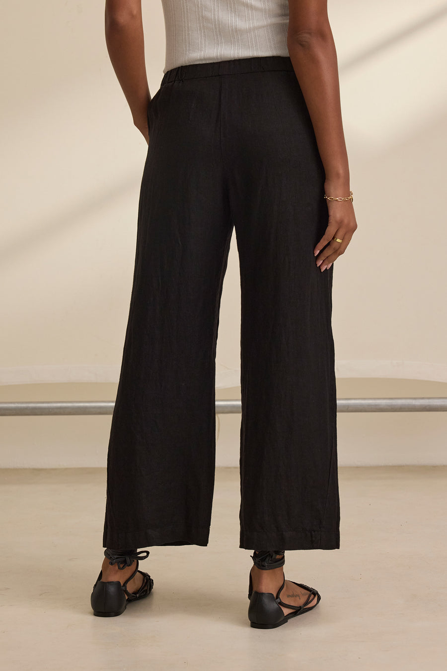 Lola Woven Linen Pant