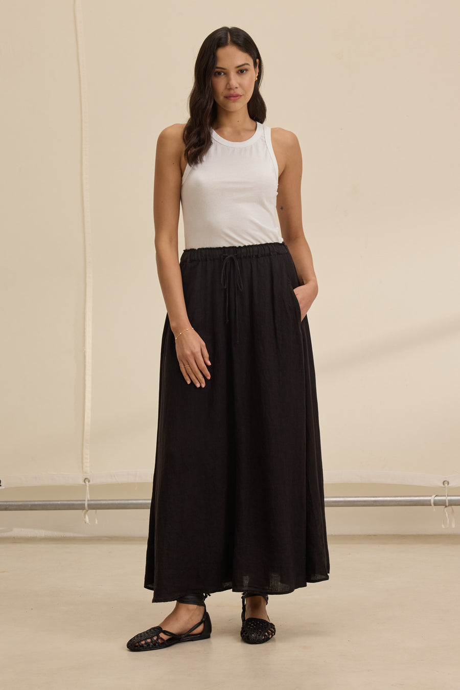 Memphis Linen Skirt