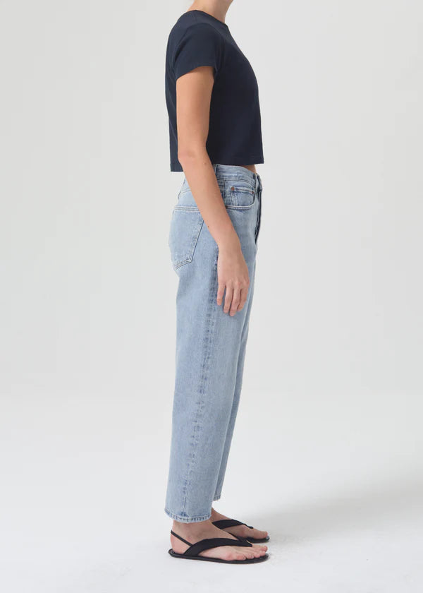 90's Crop Mid Rise Loose Fit