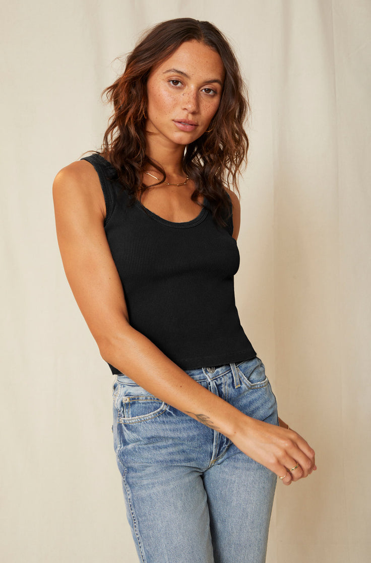 Crop Rib Tank AMO