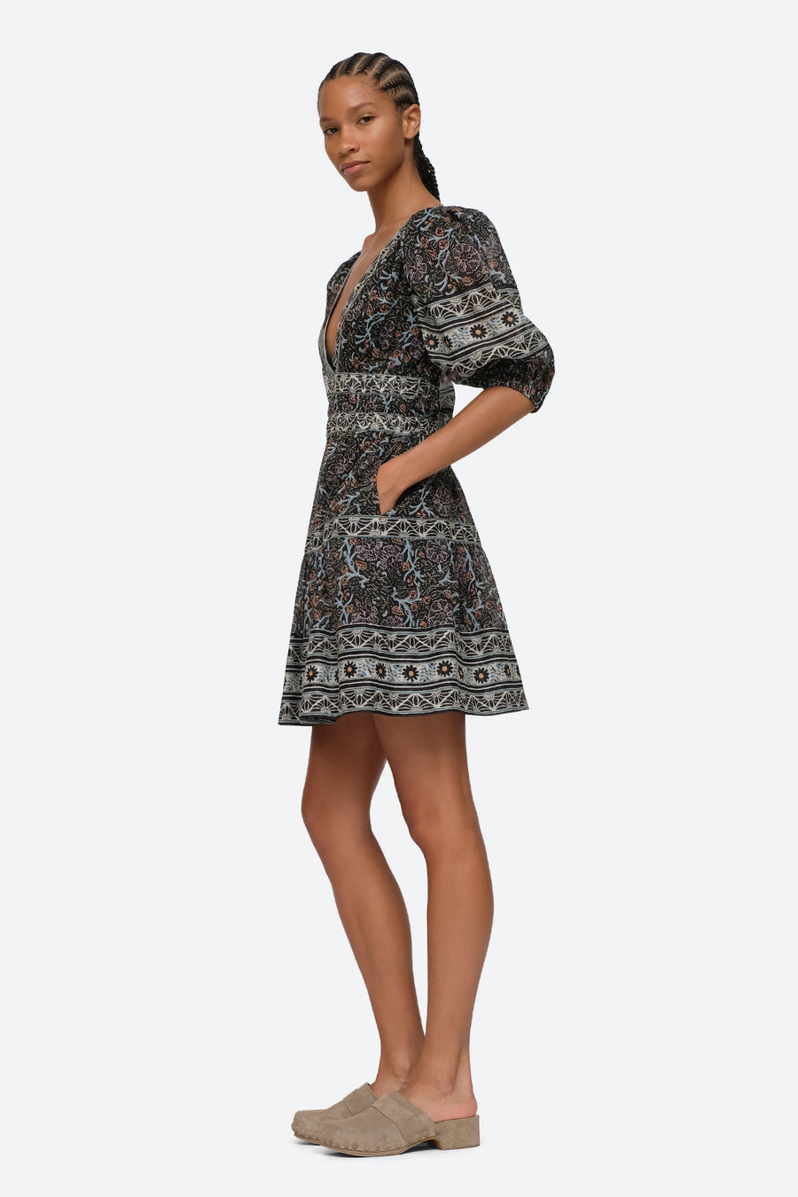 Marlee Print Puff Sleeve Dress