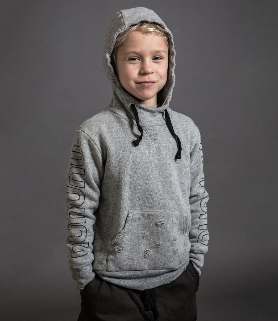 Fluffy Torn Hoodie – MALA Boutique - Main Image