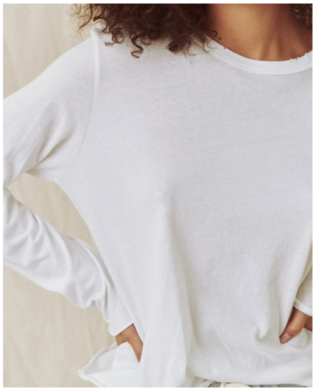 The Long Sleeve Crop Tee The Great