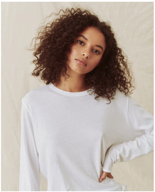 The Long Sleeve Crop Tee The Great