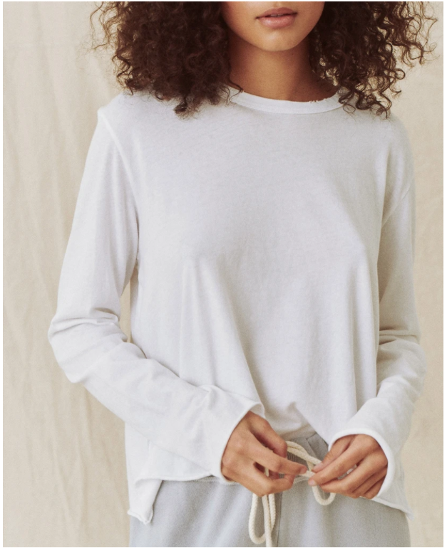 The Long Sleeve Crop Tee The Great