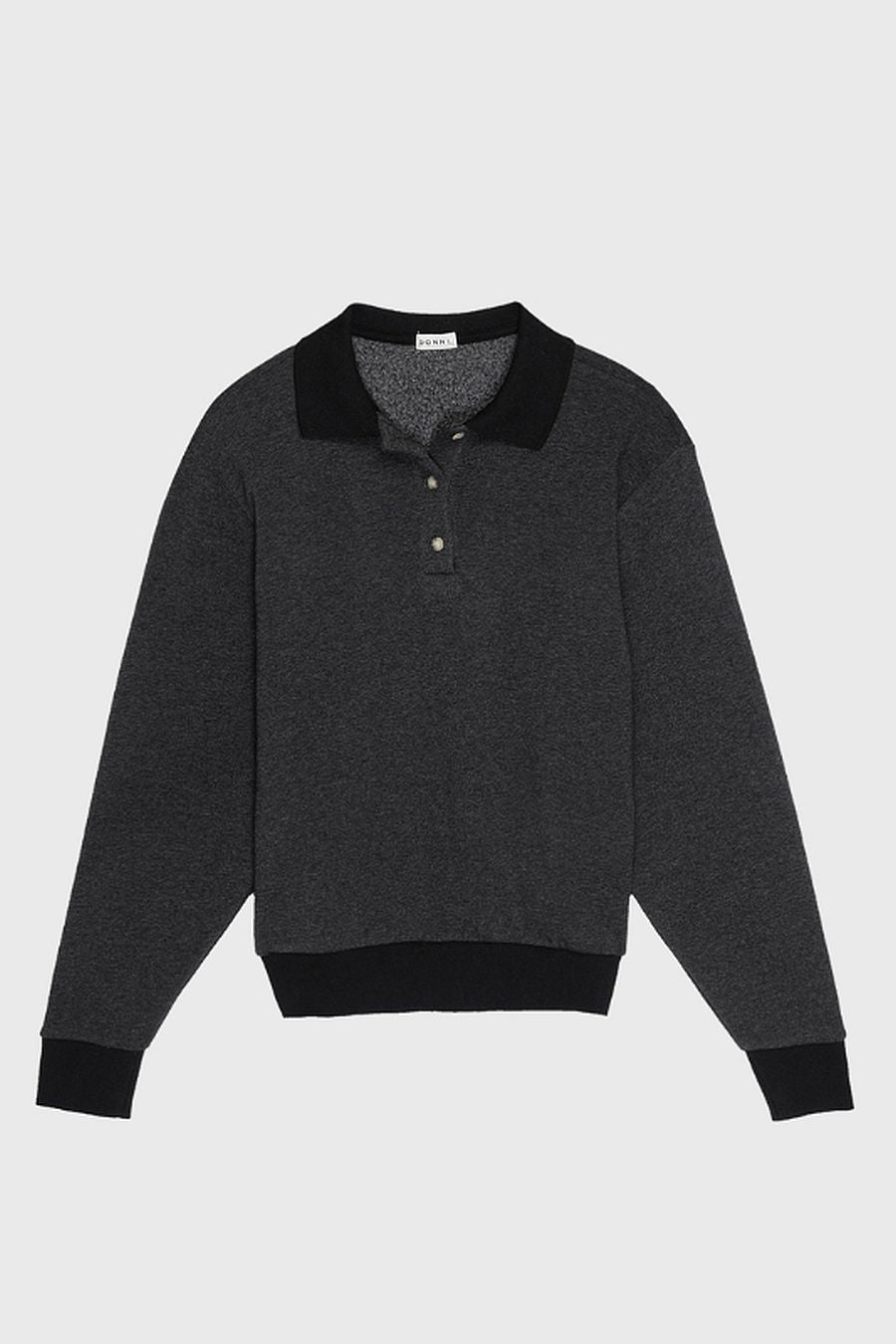 Vintage Fleece Polo Sweatshirt DONNI